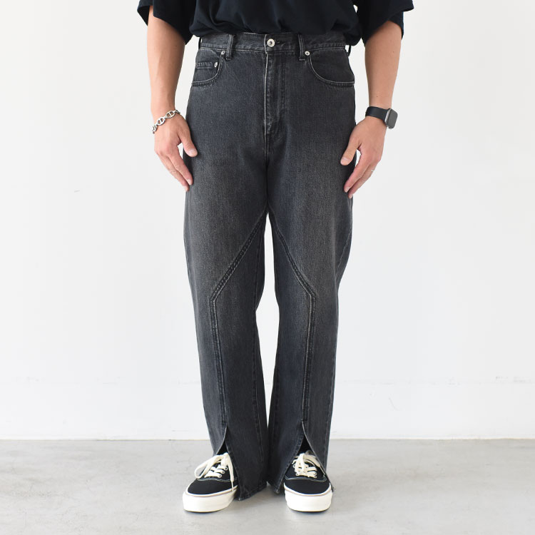 楽天市場】【SALE 30％OFF】OLD PARK（オールドパーク）/SLIT JEANS