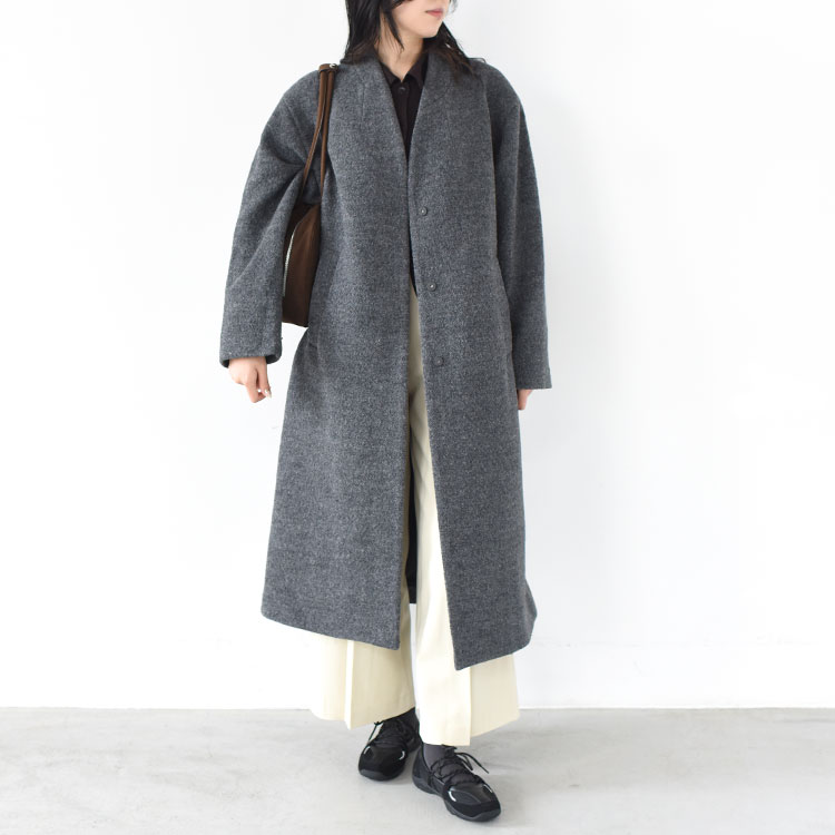 楽天市場】【SALE 30％OFF】anuke（アンヌーク）/Collarless Cocoon