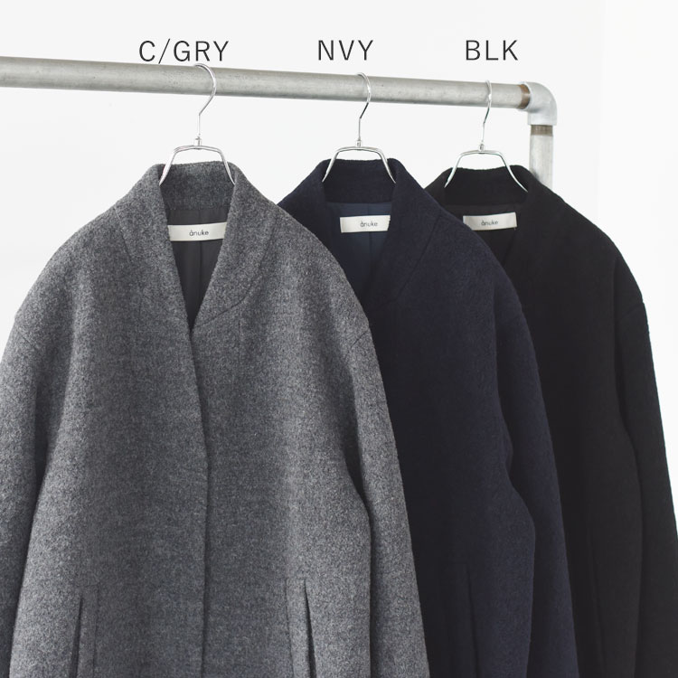 楽天市場】【SALE 30％OFF】anuke（アンヌーク）/Collarless Cocoon