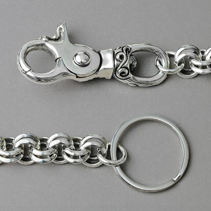 楽天市場】Binich(ビニッチ) スカルクリップダブルリングウォレット