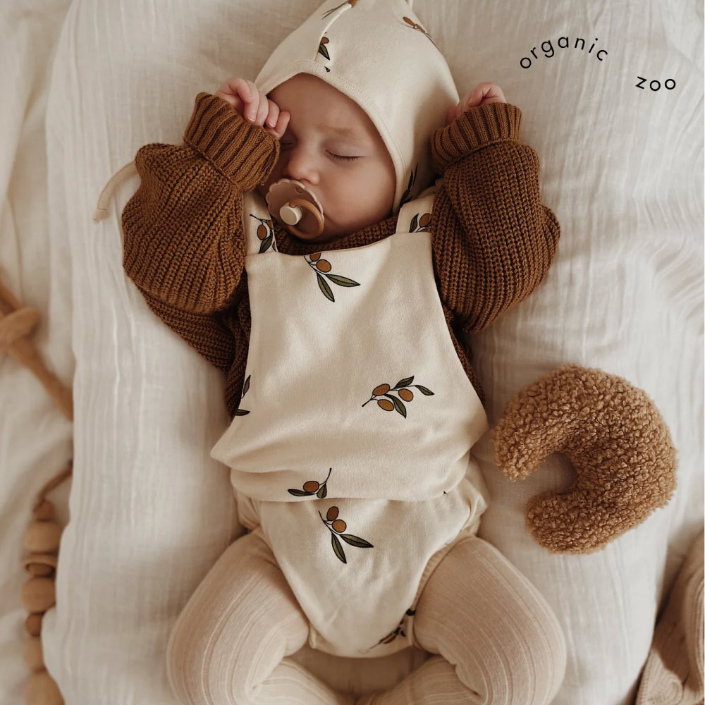 organiczoo 1-2Y ロンパ帽子セット organic zoo ロンパース 帽子セット