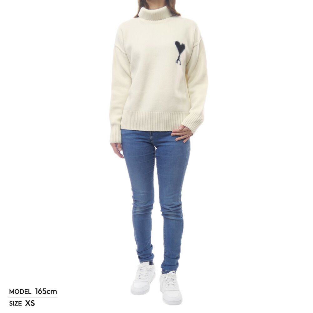 楽天市場】AMI PARIS アミパリス レディース タートルネックニット