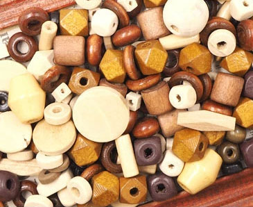 楽天市場】ウッドビーズ 福袋 約100g 木製 ビーズ セット 手芸 パーツ