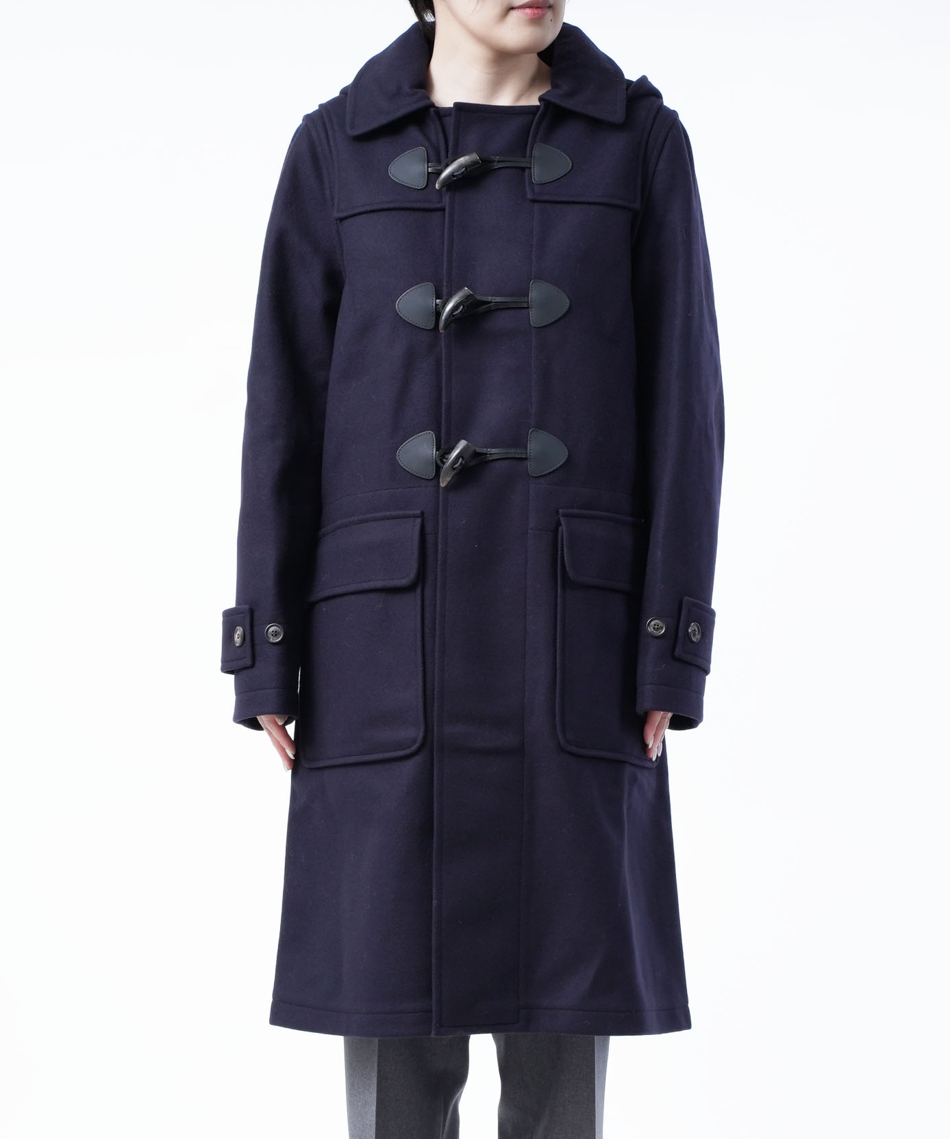 Gloverall 英国製✨Gloverall ELIZA ダッフルコート 水牛トグル M〜L