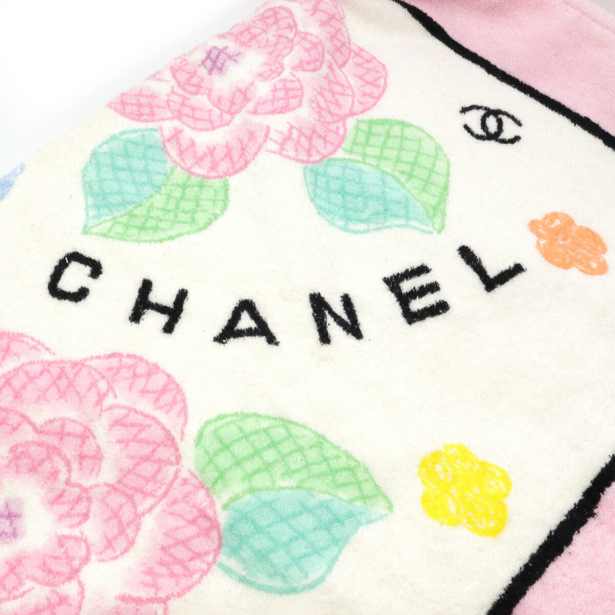 楽天市場】CHANEL シャネル カメリア ロゴ ココマーク バスタオル