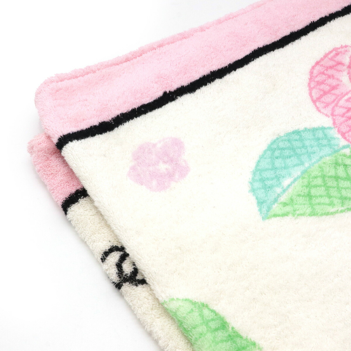 楽天市場】CHANEL シャネル カメリア ロゴ ココマーク バスタオル