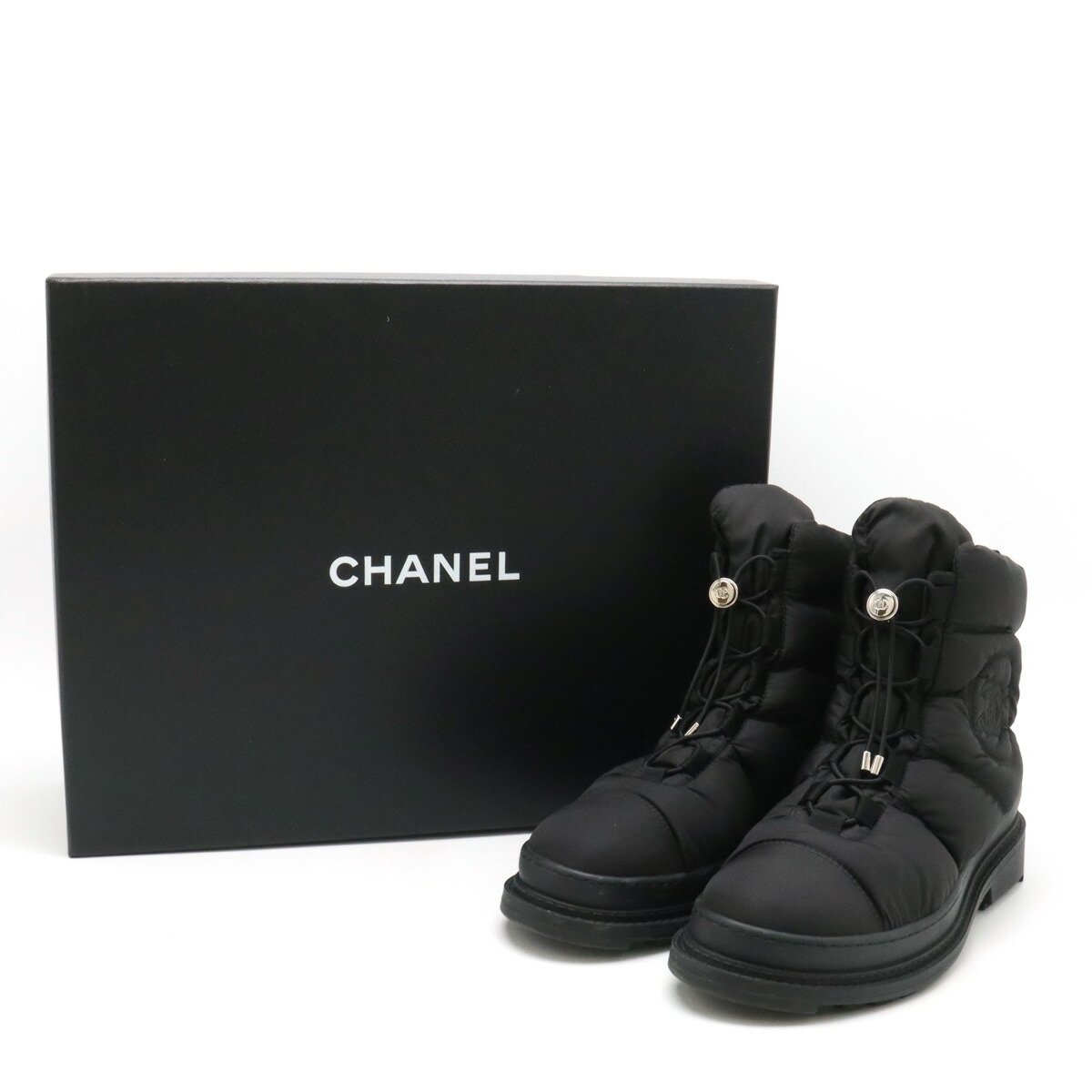 楽天市場】【靴】CHANEL シャネル ココマーク スノーブーツ ショート