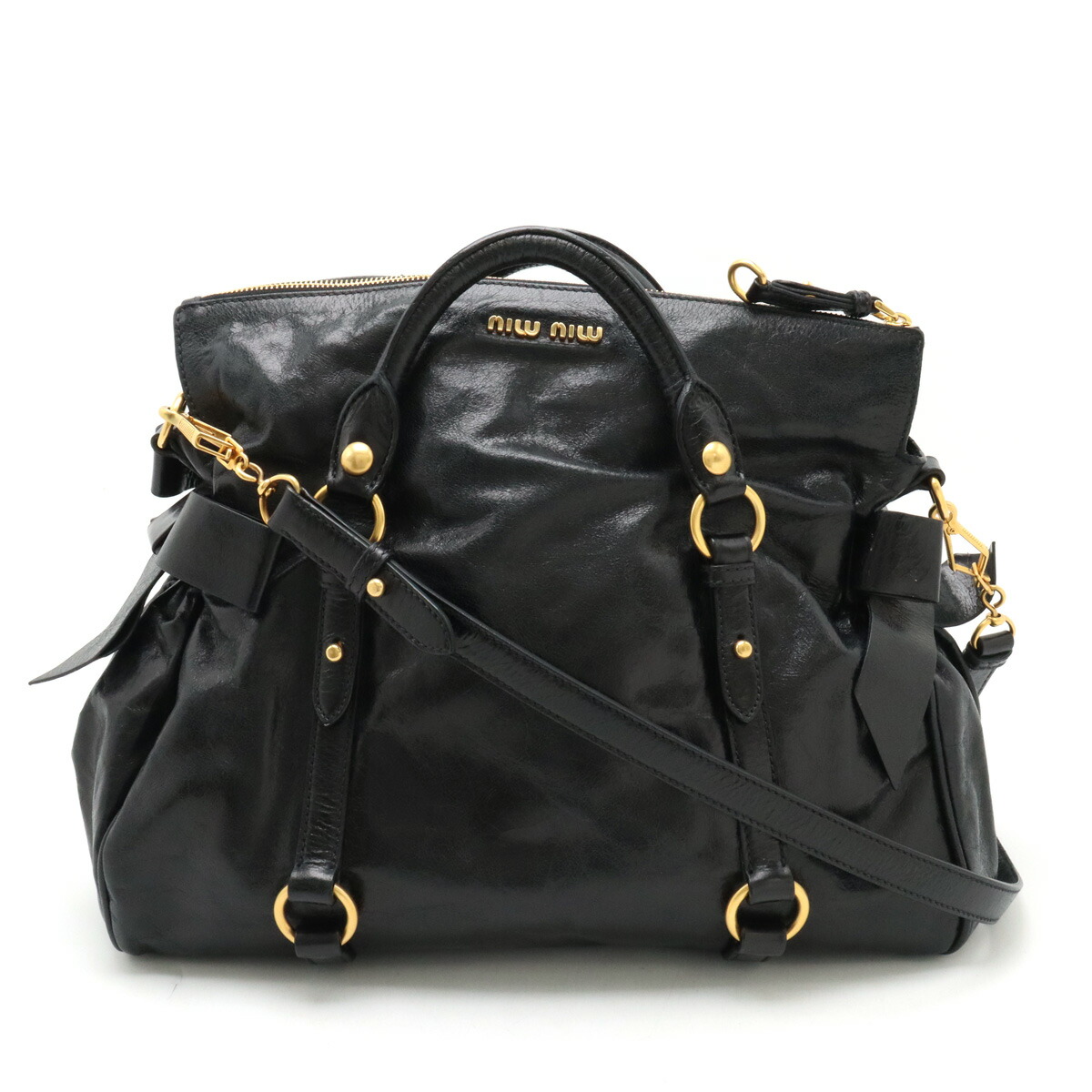 楽天市場】【バッグ】Miu Miu ミュウ ミュウ ミュウミュウ リボン