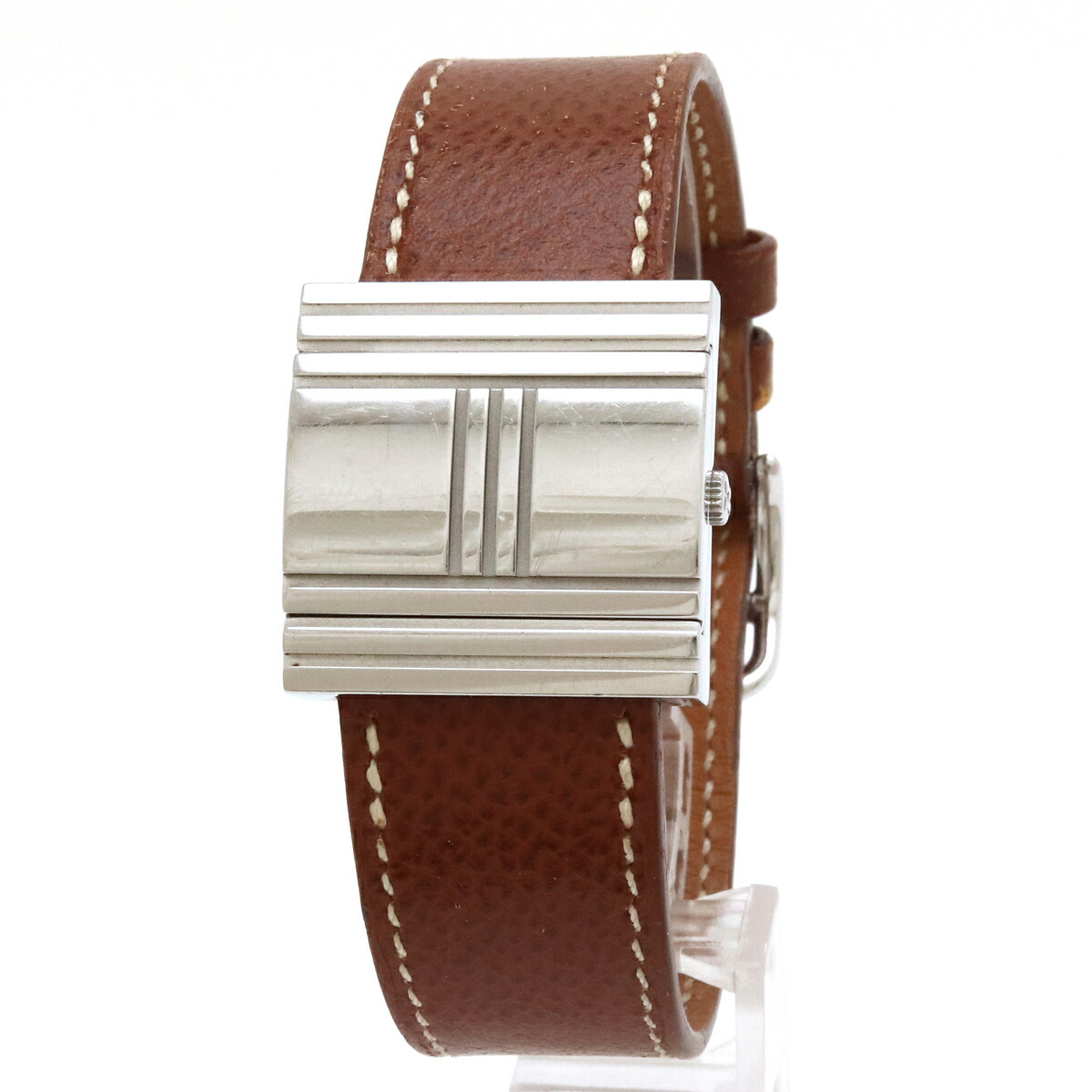 楽天市場】【ウォッチ】HERMES エルメス グリザード シルバー文字盤 SS