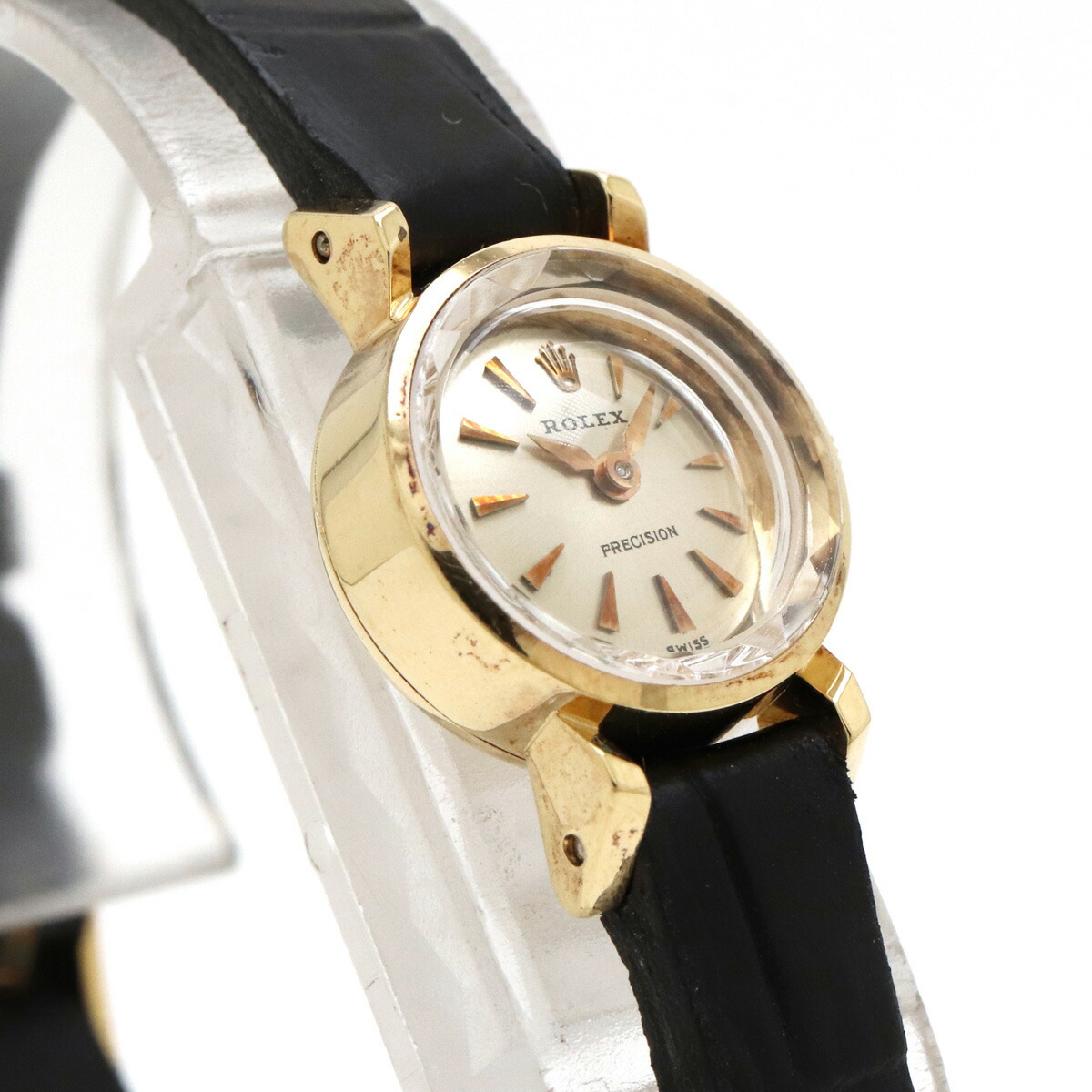 楽天市場】【ウォッチ】【OH済】ROLEX ロレックス プレシジョン YG 革