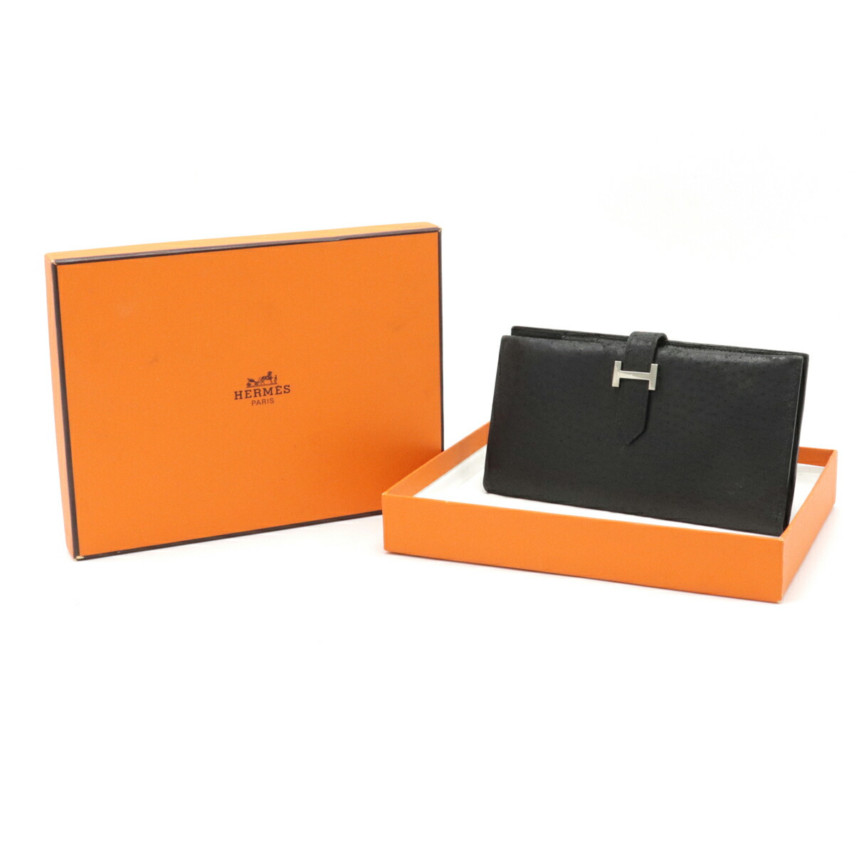 楽天市場】【財布】HERMES エルメス ベアン クラシック 長財布