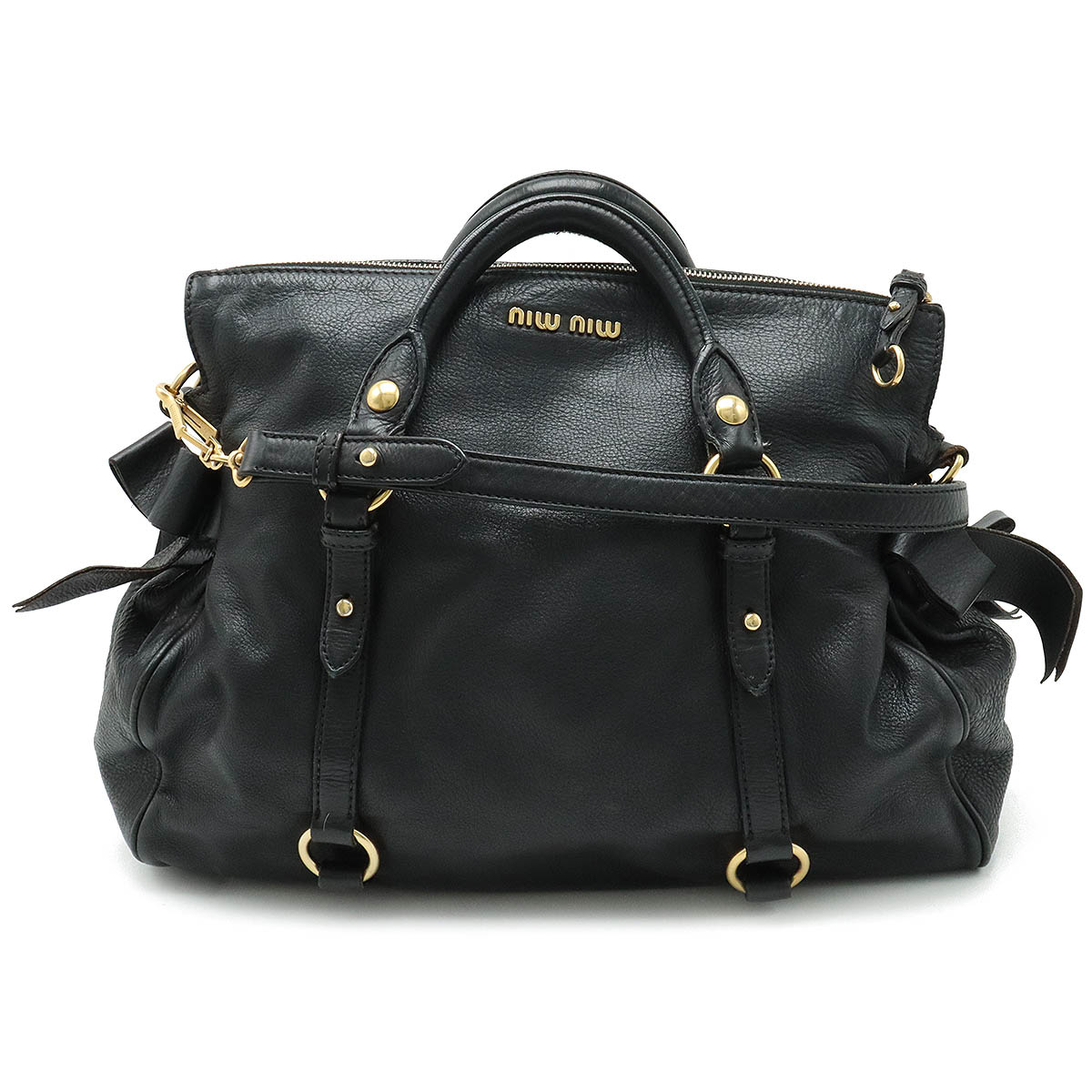 楽天市場】【バッグ】Miu Miu ミュウ ミュウ ミュウミュウ リボン