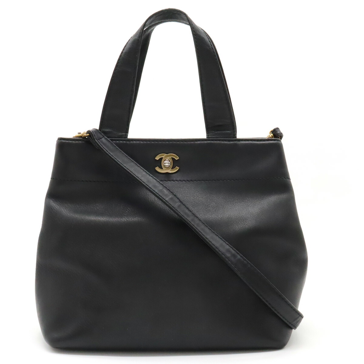 楽天市場】【バッグ】CHANEL シャネル ココマーク ターンロック トート