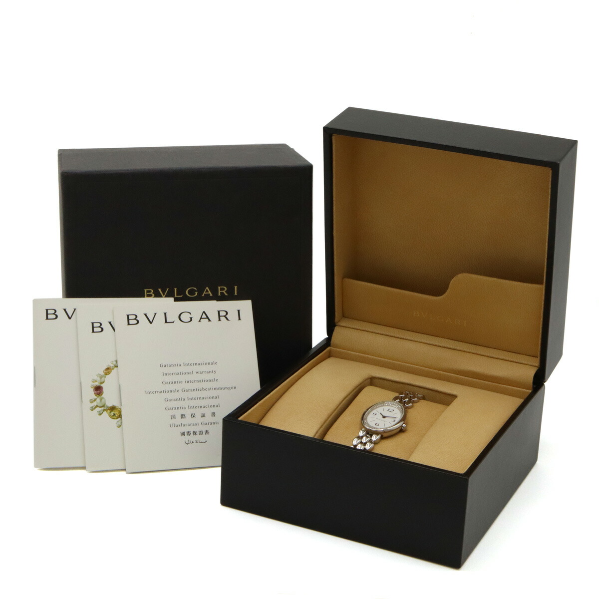 楽天市場】BVLGARI ブルガリ オーバル ダイヤモンドベゼル ホワイト