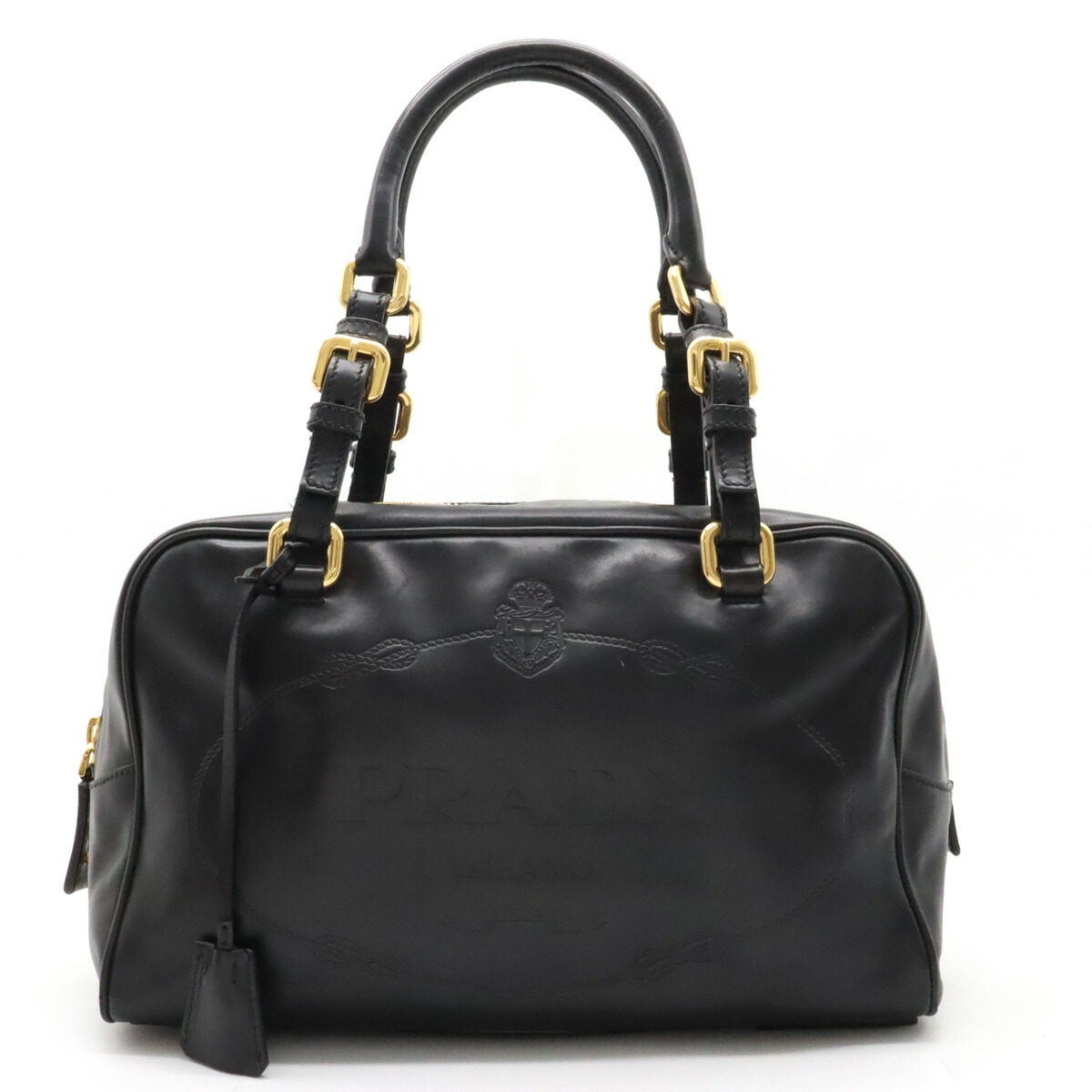 楽天市場】【バッグ】PRADA プラダ BOX PRINT ロゴ ミニボストンバッグ