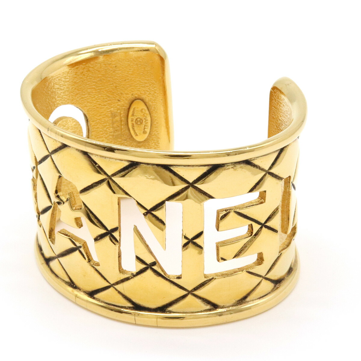 楽天市場】【ジュエリー】CHANEL シャネル マトラッセ ロゴ バングル