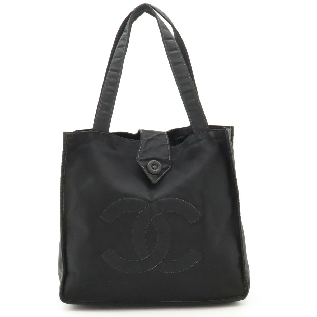 楽天市場】【バッグ】CHANEL シャネル ココマーク ロゴボタン トート