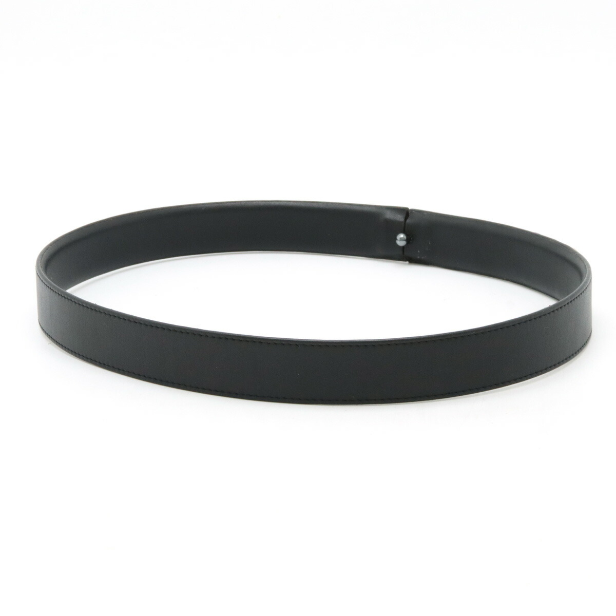 楽天市場】CHANEL シャネル ロゴ ベルト レザー ブラック 黒 シルバー