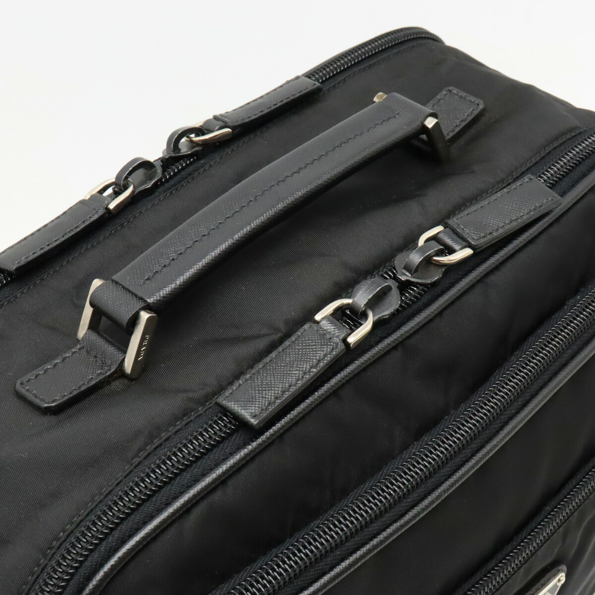 楽天市場】PRADA プラダ VIAGGIO バニティバッグ ハンドバッグ