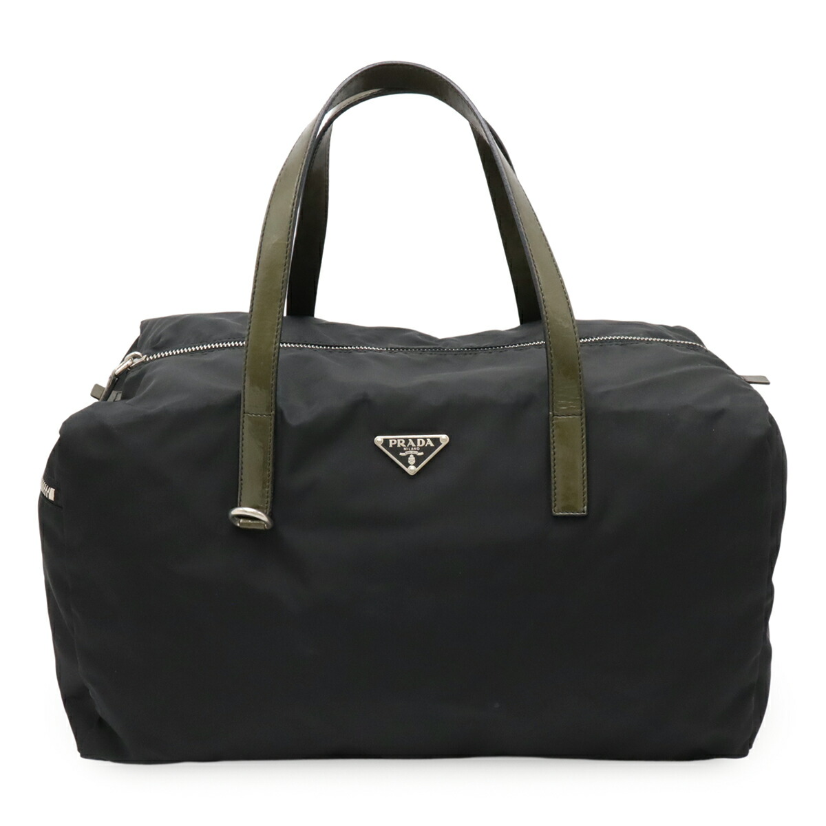 楽天市場】PRADA プラダ トライアングルロゴ ミニボストンバッグ