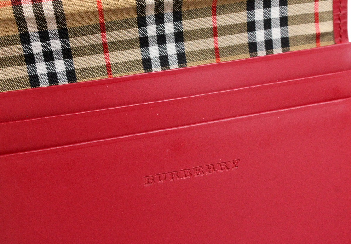 楽天市場】BURBERRY バーバリー レザー 本革 カードケース パスケース