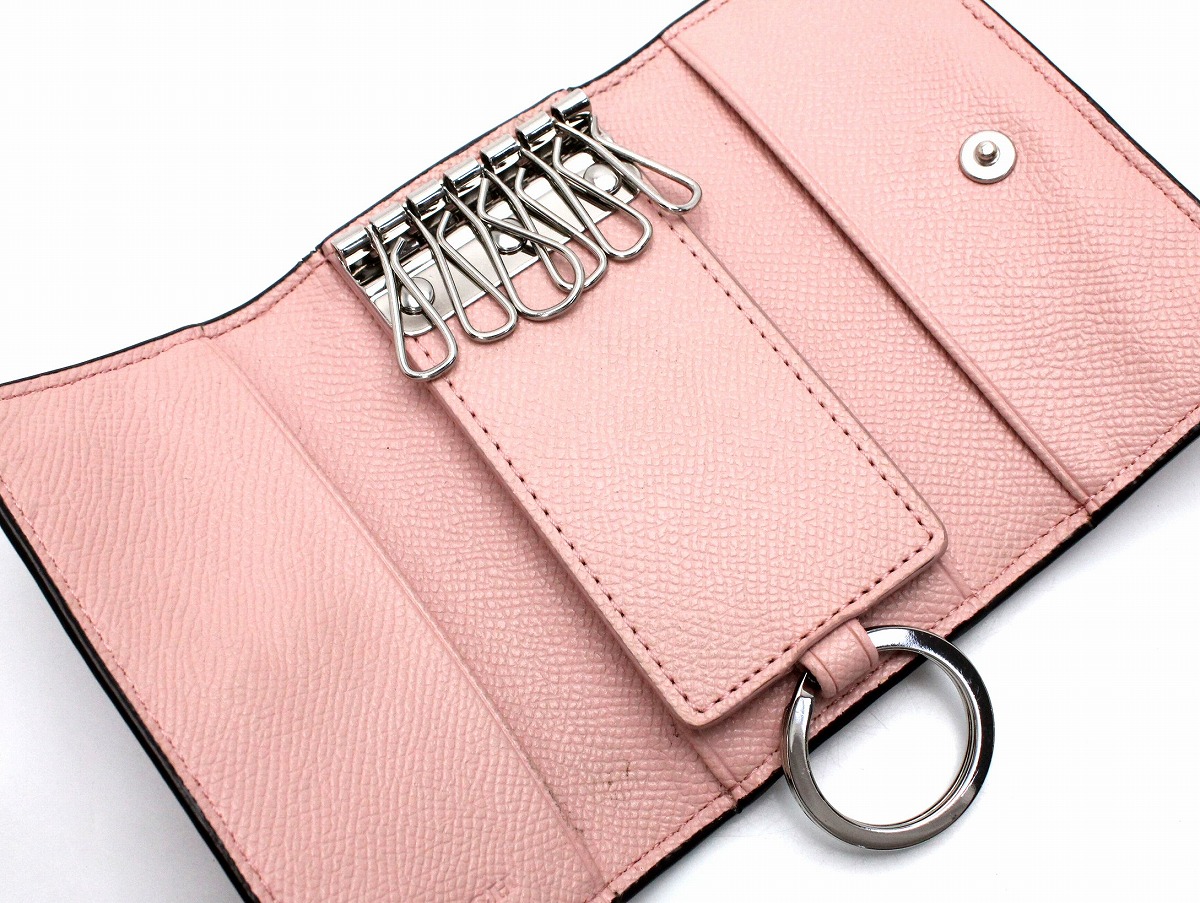 楽天市場】COACH コーチ キーケース 6連キーケース レザー シルバー