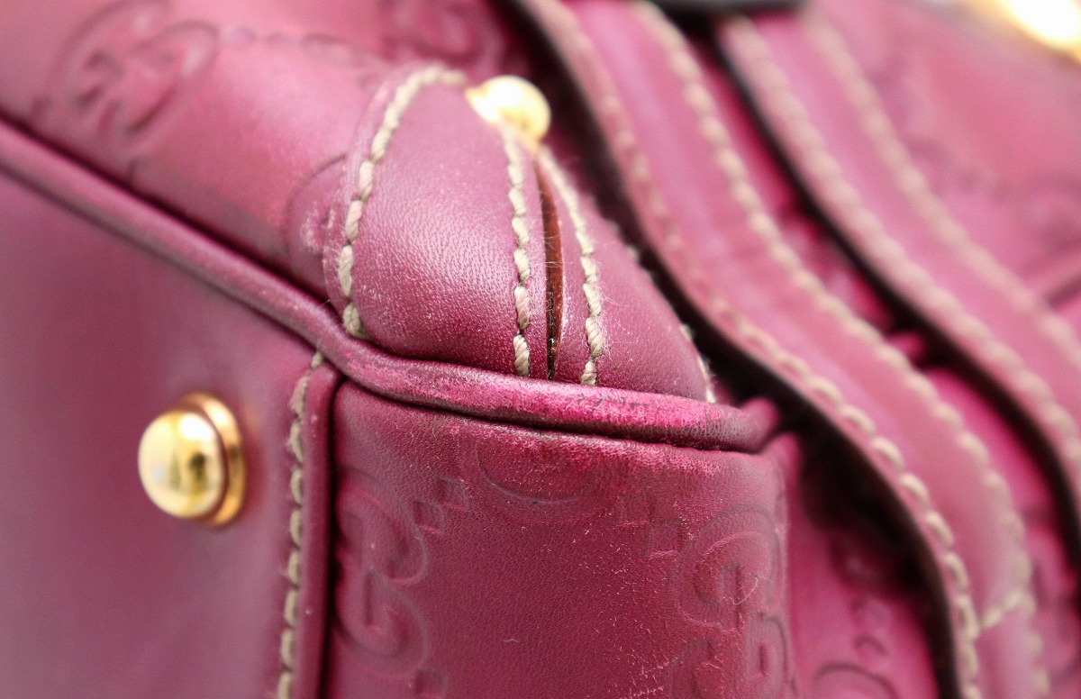 楽天市場】【バッグ】GUCCI グッチ グッチシマ ミニボストン