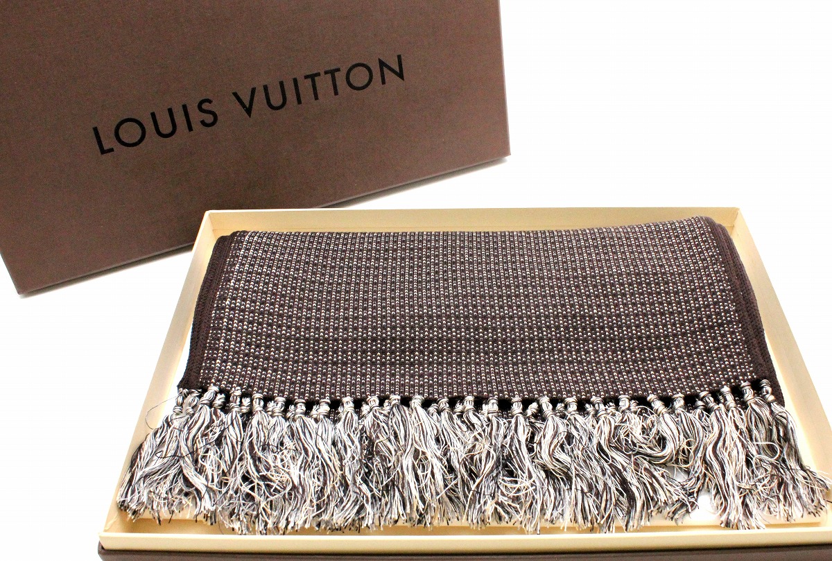 楽天市場】【アパレル】LOUIS VUITTON ルイ ヴィトン マフラー