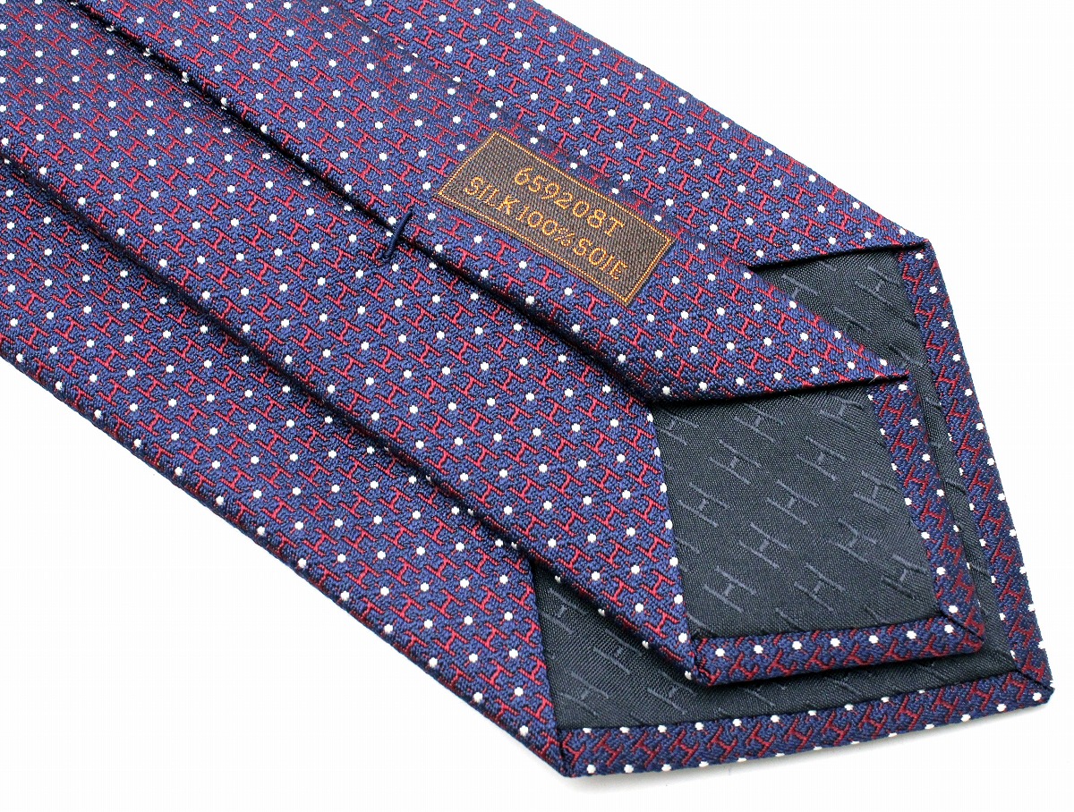 楽天市場】【新品未使用品】HERMES エルメス ネクタイ 総柄 Hロゴ