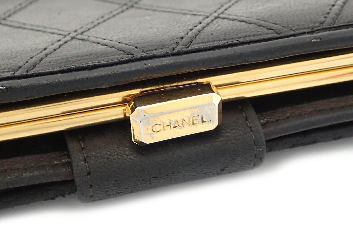 楽天市場】【財布】CHANEL シャネル マトラッセ 長財布 がま口財布