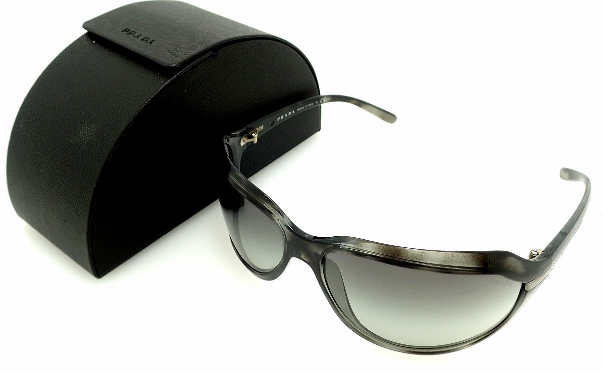 楽天市場】PRADA プラダ サングラス ブラック グレー スモーク