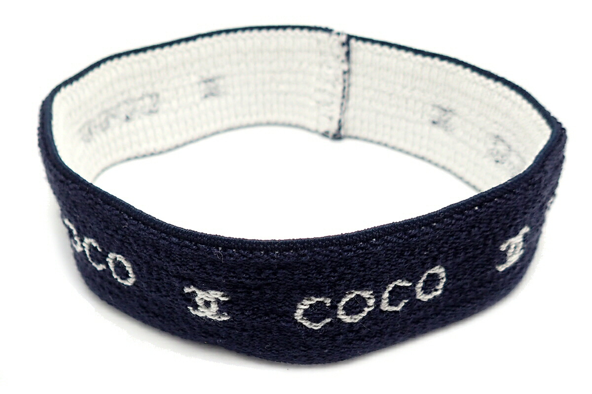 楽天市場】【未使用品】CHANEL シャネル ココマーク ヘアバンド
