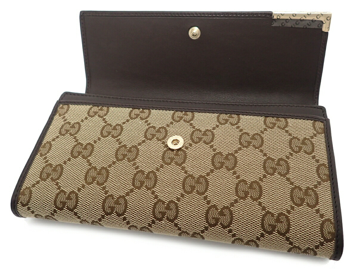 楽天市場】【新品未使用品】【財布】GUCCI グッチ GGキャンバス 2つ折