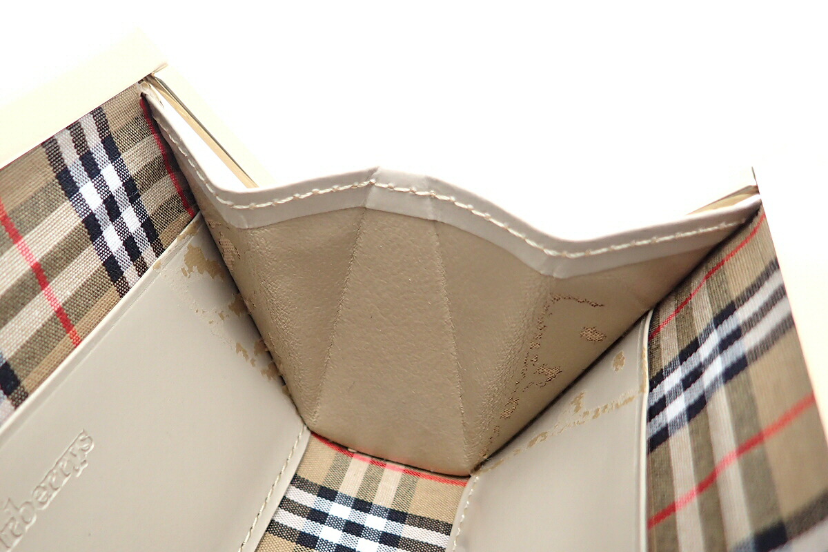楽天市場】【未使用品】【財布】BURBERRY バーバリー がま口 コイン