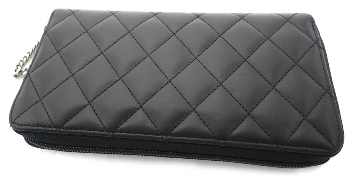 楽天市場】【財布】CHANEL シャネル カンボンライン ラウンド