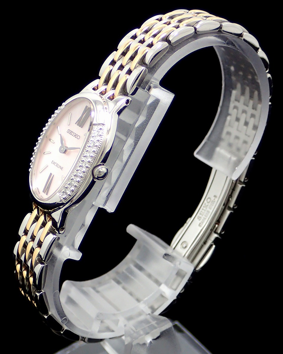 楽天市場】【ウォッチ】SEIKO セイコー エクセリーヌ ダイヤベゼル