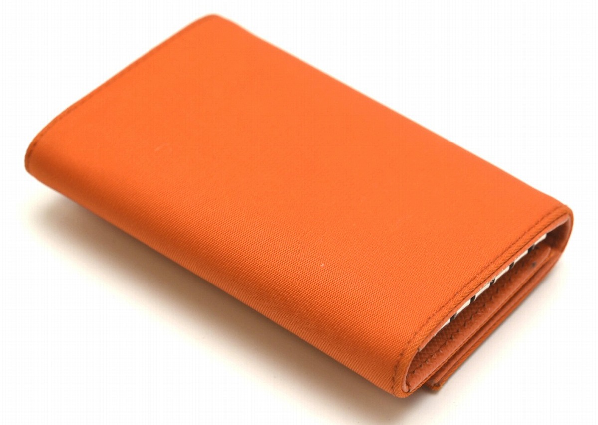 楽天市場】PRADA プラダ 6連キーケース SAFFIANO ナイロン CORALLO