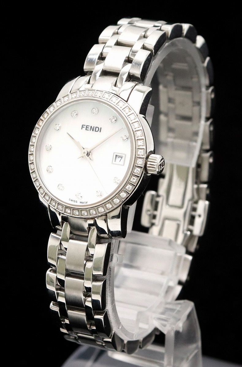 楽天市場】【ウォッチ】FENDI フェンディ クラシコ 11Pダイヤ ダイヤ