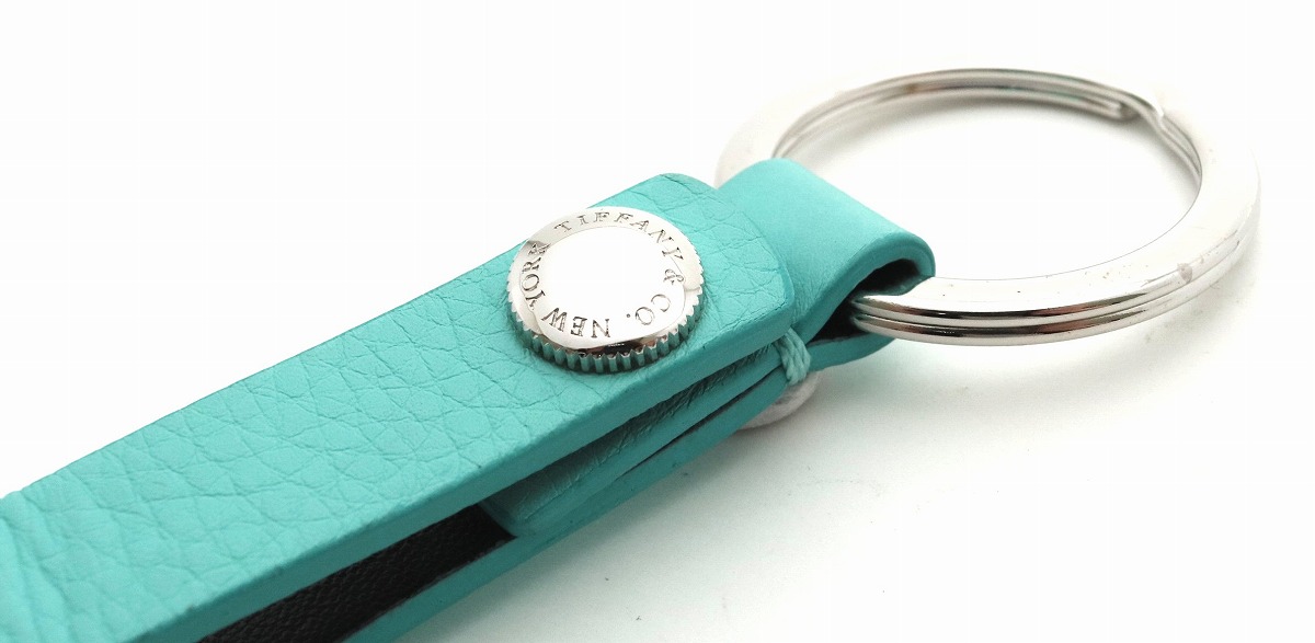 楽天市場】TIFFANY&Co. ティファニー レザー キーリング キーホルダー