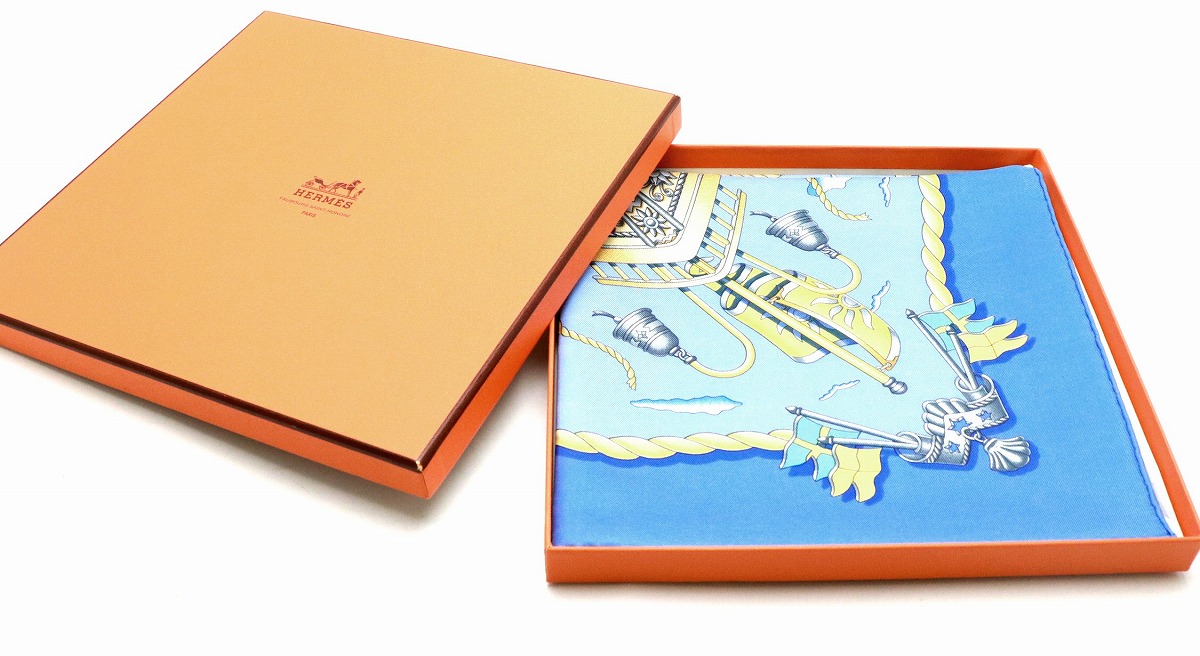 楽天市場】【未使用品】HERMES エルメス スカーフ カレ 90 シルク100