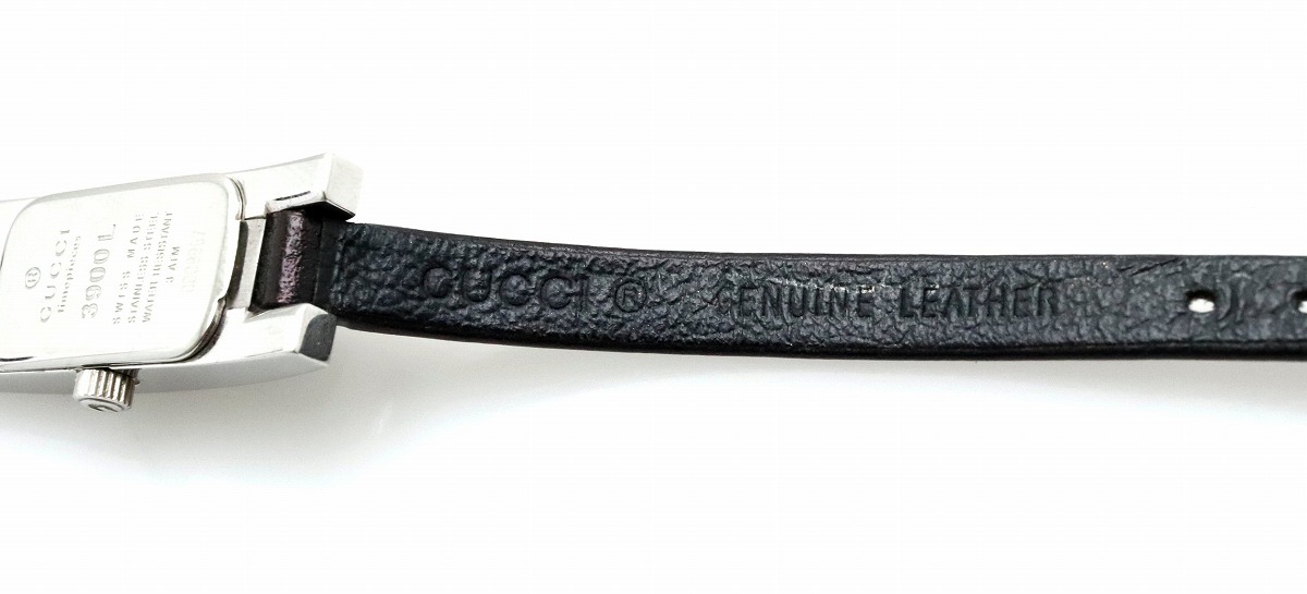 楽天市場】【ウォッチ】GUCCI グッチ ブラック文字盤 SS 革ベルト