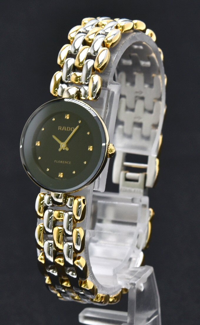 楽天市場】【ウォッチ】RADO ラドー フローレンス ブラック文字盤 SS