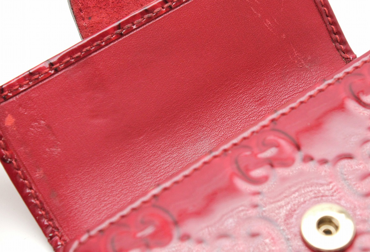 楽天市場】GUCCI グッチ GG柄 6連キーケース エナメルレザー ハート