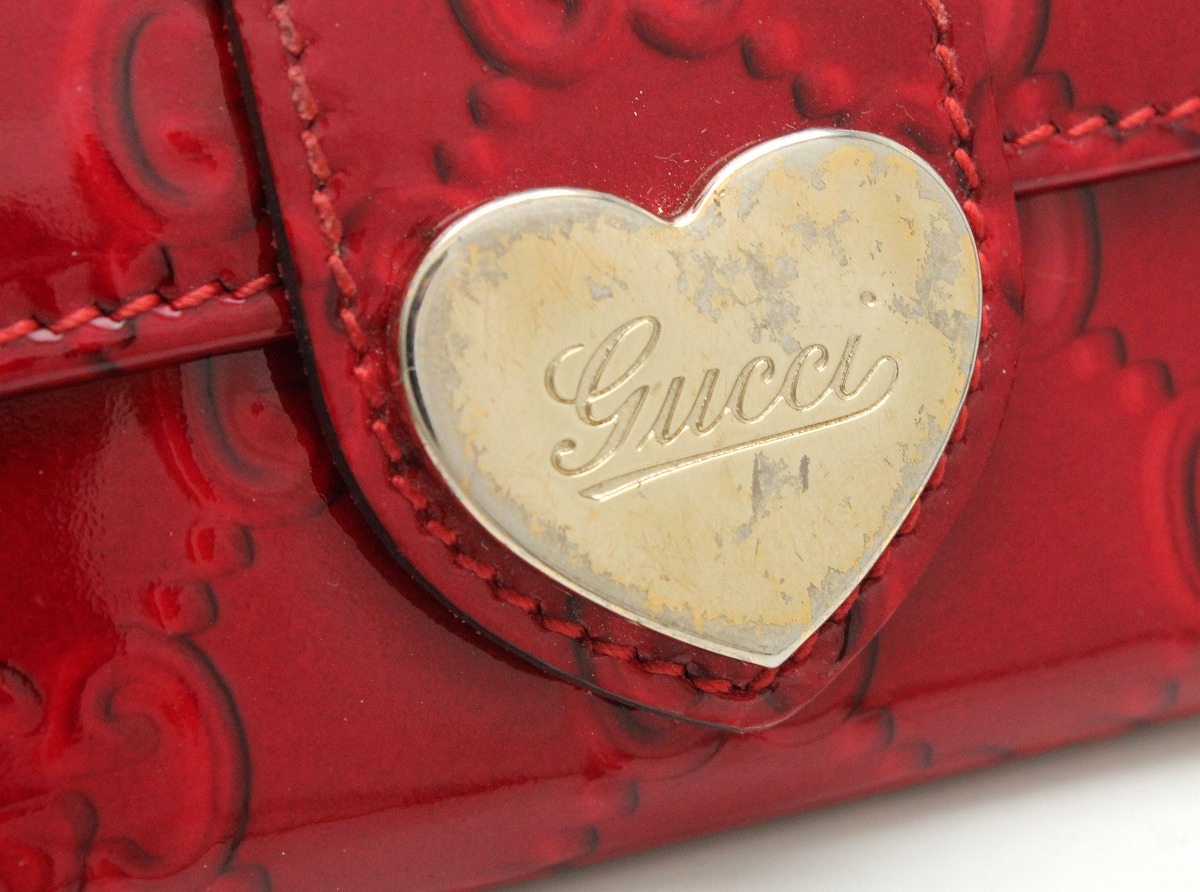 楽天市場】GUCCI グッチ GG柄 6連キーケース エナメルレザー ハート