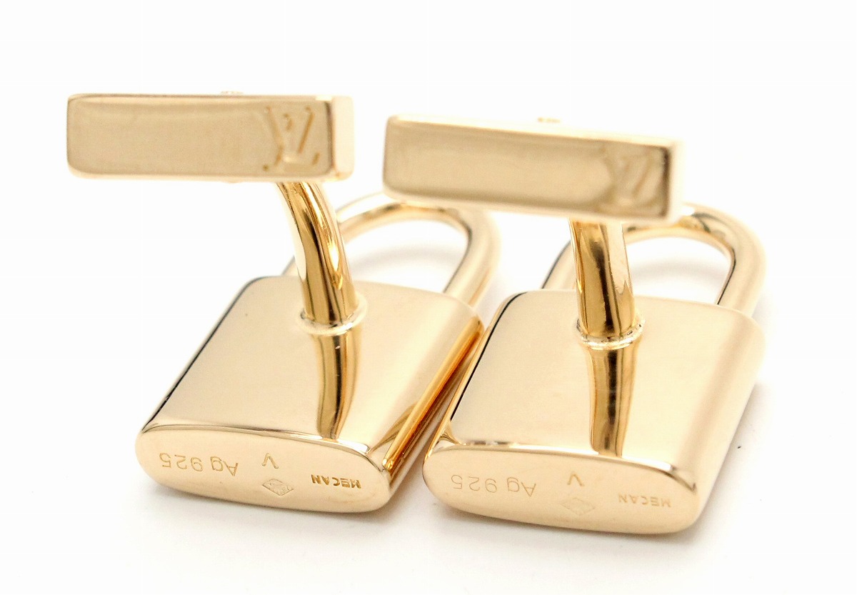 楽天市場】LOUIS VUITTON ルイ ヴィトン パドロック カフス Ag925