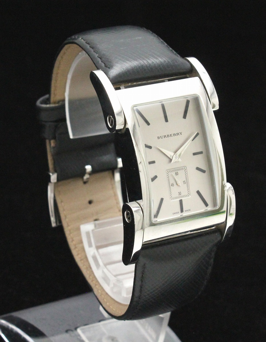 楽天市場】【ウォッチ】BURBERRY バーバリー ロンダ シルバー文字盤