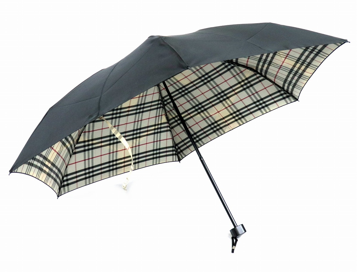 楽天市場】BURBERRY バーバリー 折り畳み傘 日傘 雨傘 チェック柄