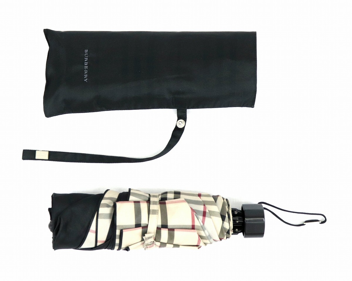 楽天市場】BURBERRY バーバリー 折り畳み傘 日傘 雨傘 チェック柄