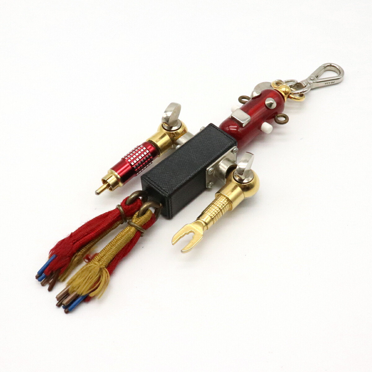 楽天市場】PRADA プラダ ロボット キーホルダー バッグチャーム レザー