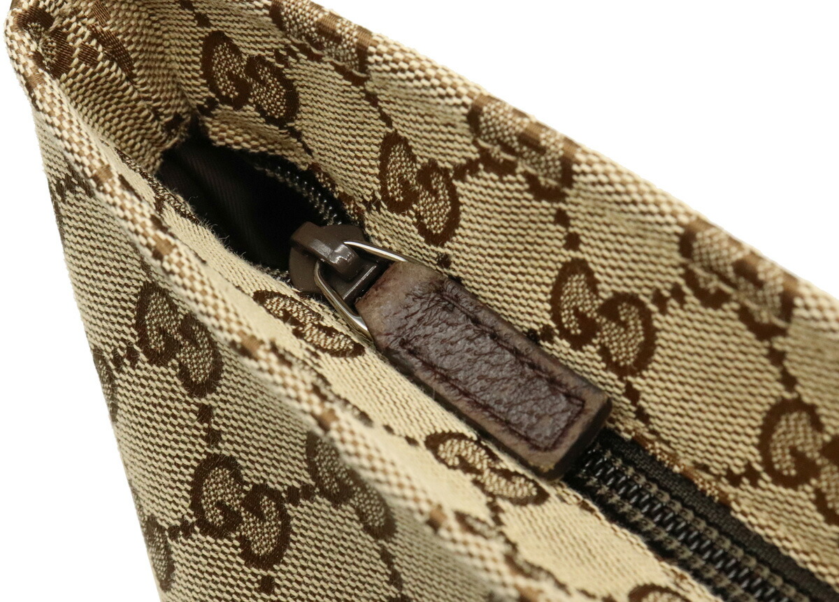 楽天市場】【バッグ】GUCCI グッチ GGキャンバス レザー マザーズ